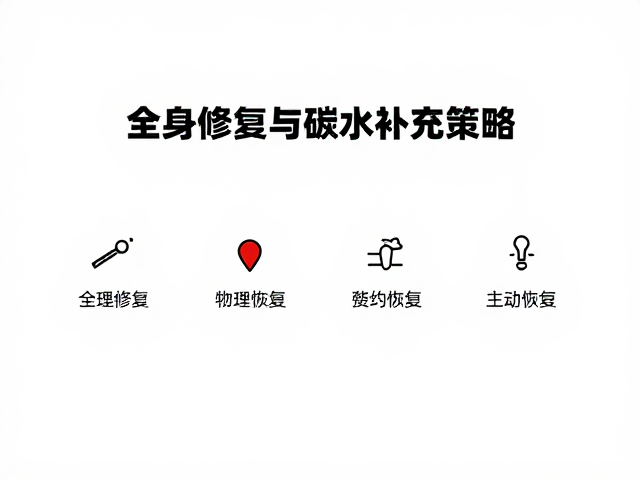 大众健身跑者必看,全身修复与碳水补充策略