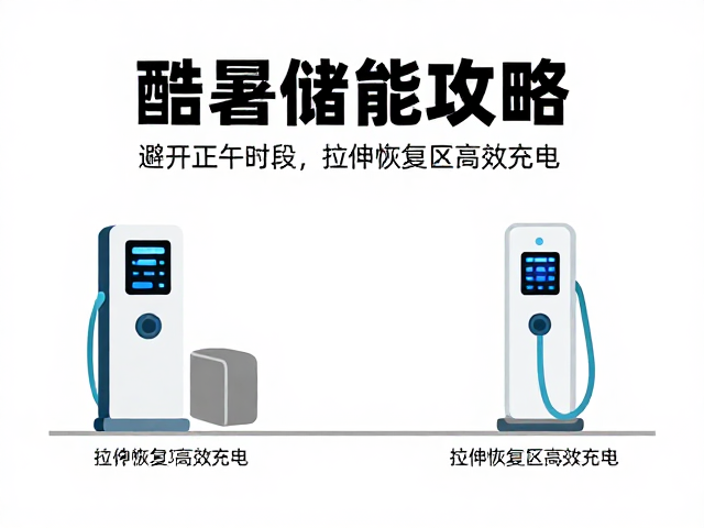 酷暑储能攻略,避开正午时段,拉伸恢复区高效充电