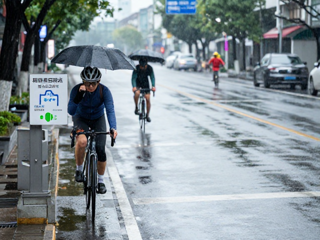 雨天城市道路骑行指南，如何寻找雨具回收点？