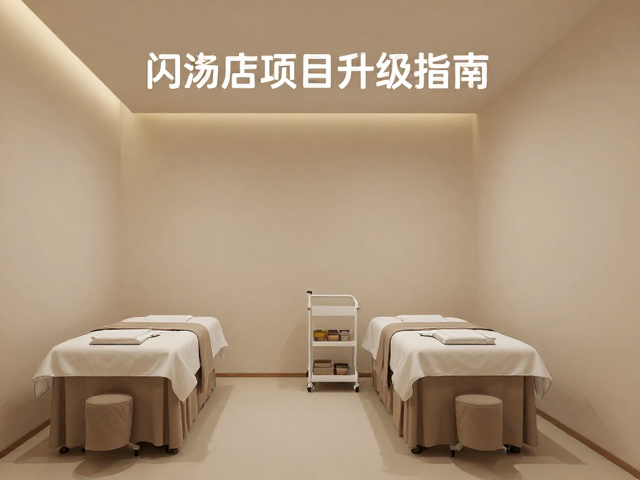 门店项目升级指南，温热理疗房，护理推车打造高端体验