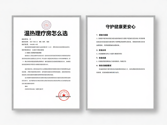 温热理疗房怎么选？恒温控温，安全认证，守护健康更安心