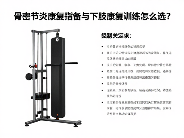 下肢康复训练器的功能定位与技术参数