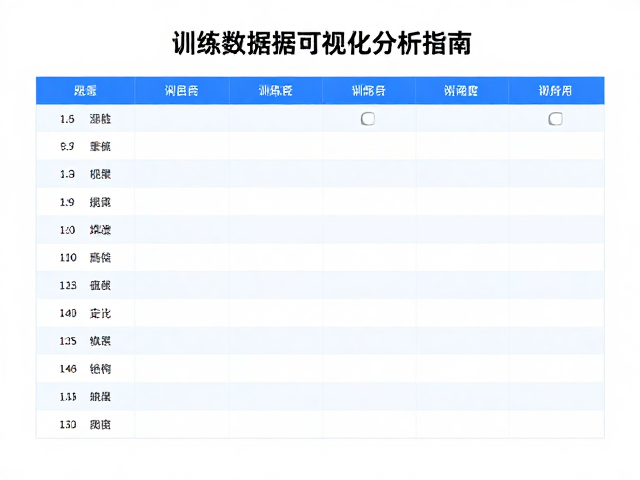 物理治疗设备数据记录与训练数据可视化分析指南