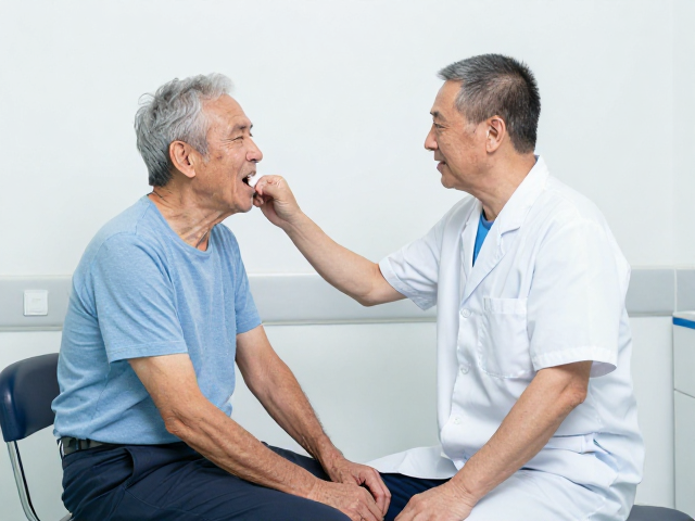 老年医学科吞咽功能改善，物理治疗设备助康复
