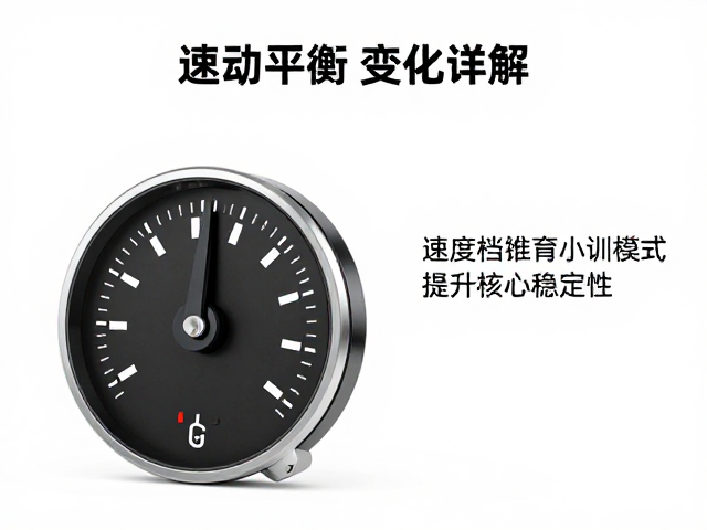 速度档位与训练模式的匹配策略