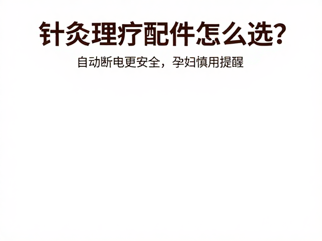 针灸理疗配件怎么选？自动断电更安全，孕妇慎用提醒