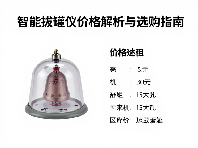 智能加热拔罐仪多少钱？智能拔罐仪价格解析与选购指南