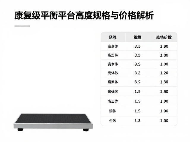 康复级平衡平台高度规格与价格解析，稳定性训练平台选购指南