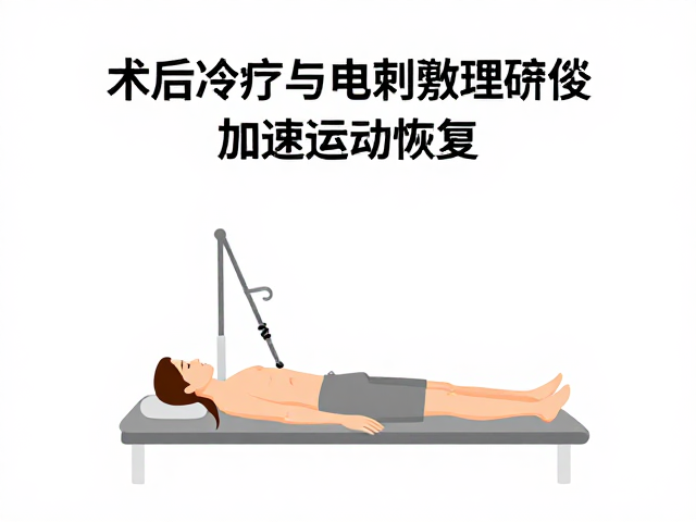术后冷疗与电刺激理疗仪，加速运动恢复，科学康复指南