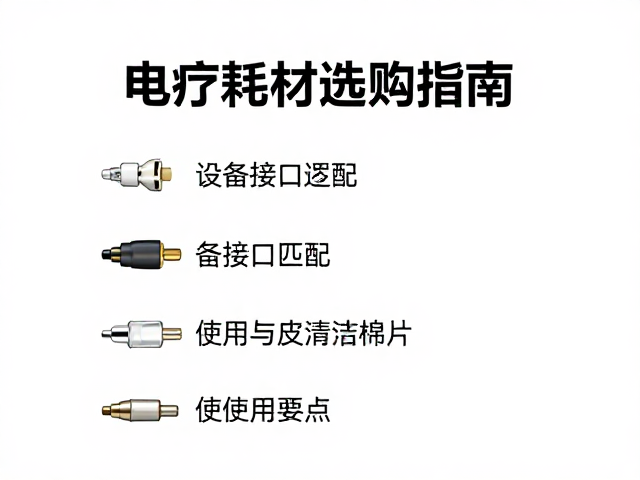 电疗耗材接口匹配的标准化逻辑