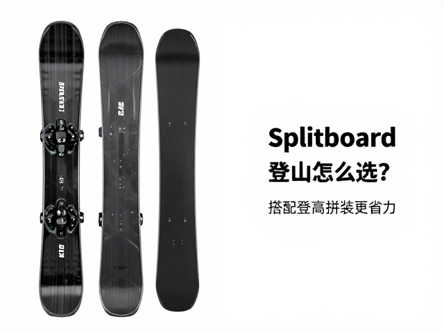 Splitboard登山板怎么选?评估行程难度,搭配登高拼装板更省力