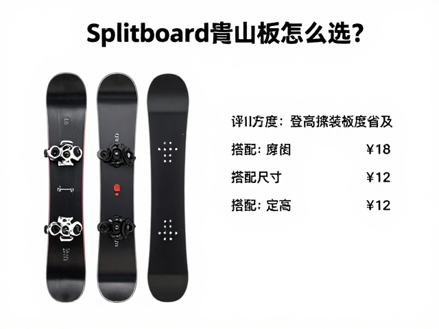 Splitboard登山板怎么选?评估行程难度,搭配登高拼装板更省力