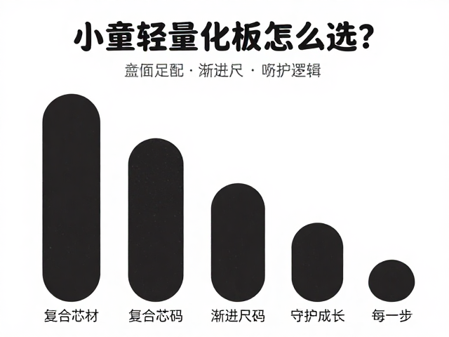 小童轻量化板怎么选？复合芯材，渐进尺码，守护成长每一步