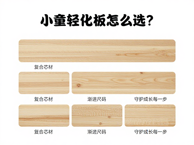 小童轻量化板怎么选？复合芯材，渐进尺码，守护成长每一步
