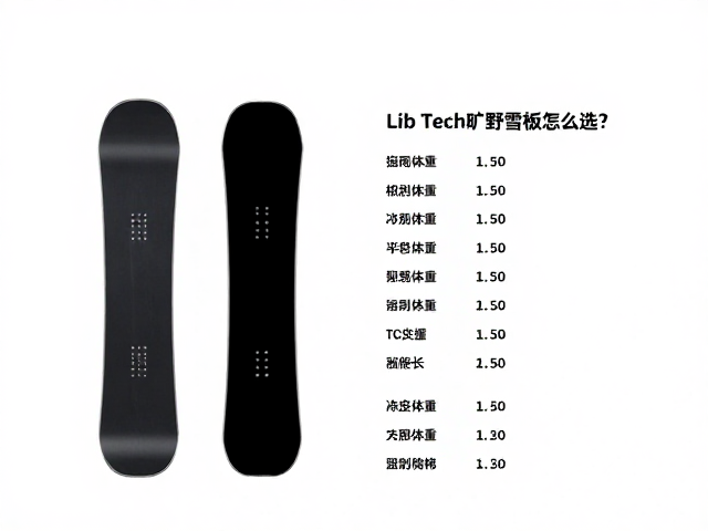 Lib Tech旷野雪板怎么选？根据体重定板长，新手避坑指南