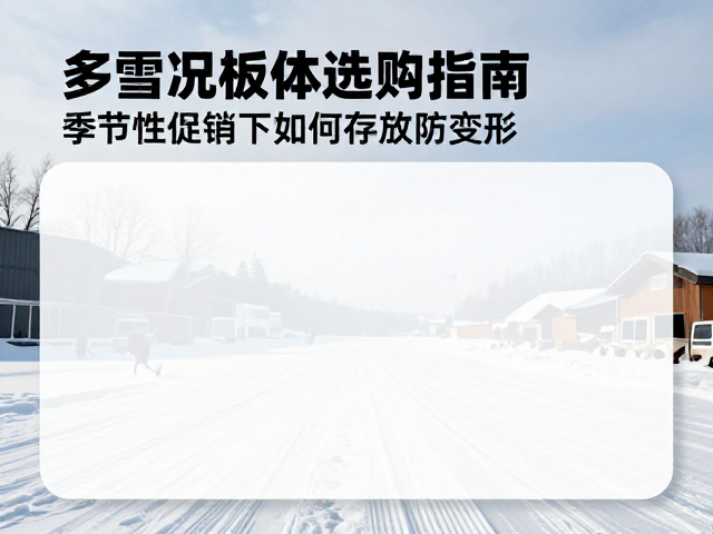 多雪况板体选购指南,季节性促销下如何存放防变形