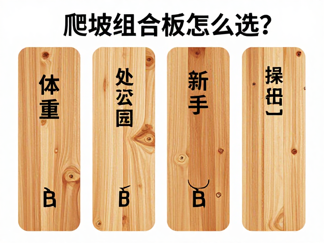 爬坡组合板怎么选?匹配体重避高温,新手安全入门指南