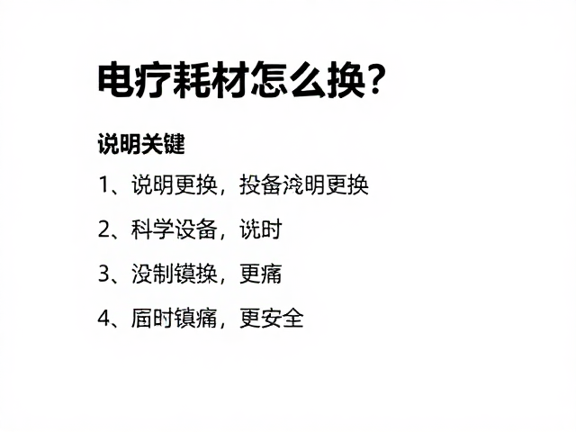 电疗耗材怎么换？严格按设备说明更换，科学冷敷镇痛更安全