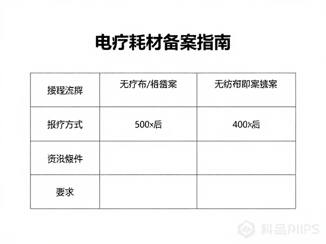 电疗耗材备案指南，无纺布医疗器械备案流程与要求解析