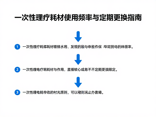 电疗耗材怎么换？一次性理疗耗材使用频率与定期更换指南