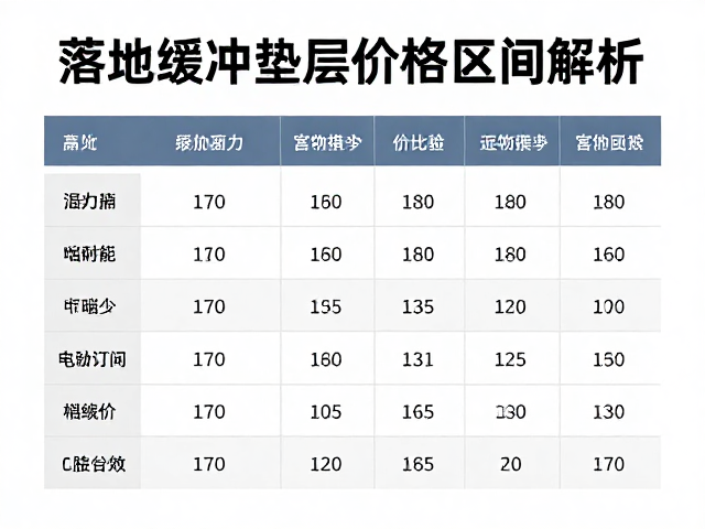 落地缓冲垫层价格区间解析,如何选购高性价比缓冲垫?