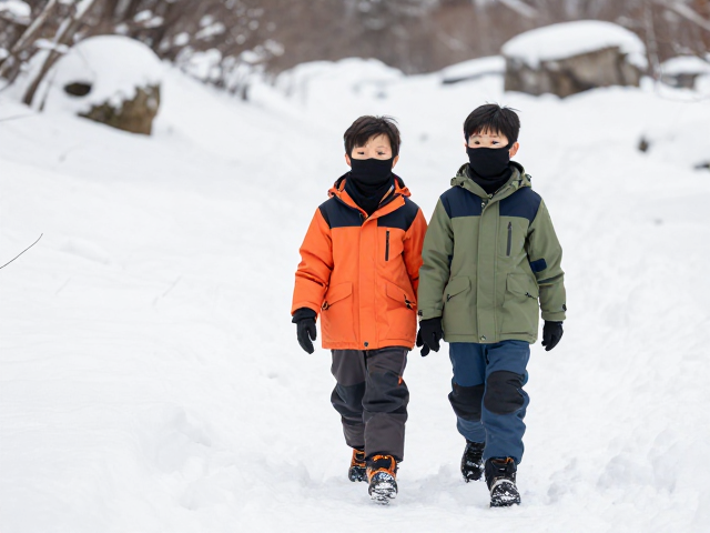 雪地徒步低龄抗寒套服推荐,护脸面罩怎么选?