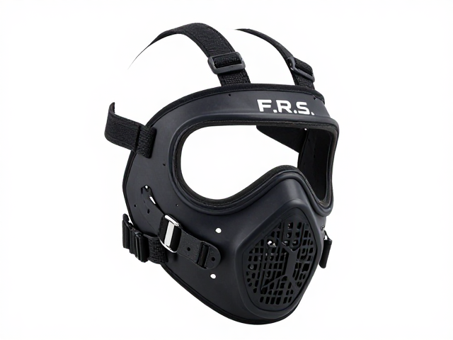 F.R.S.面罩一体成型颅脑缓冲护具,磁吸扣具系统极速穿戴