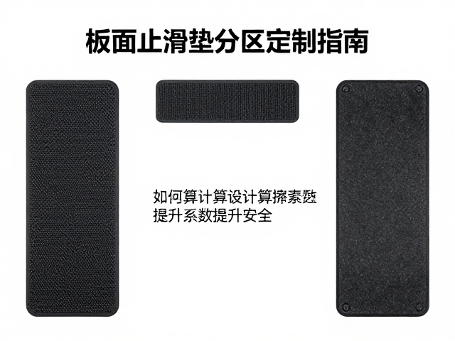 板面止滑垫分区定制指南，如何精准计算摩擦系数提升安全？