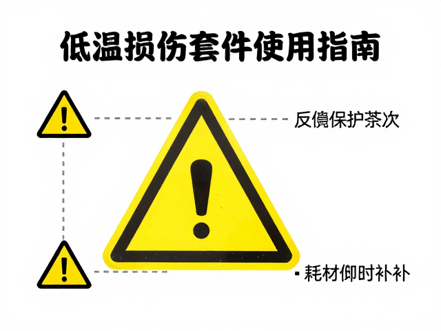 低温损伤套件使用指南,反光警示与耗材及时补充