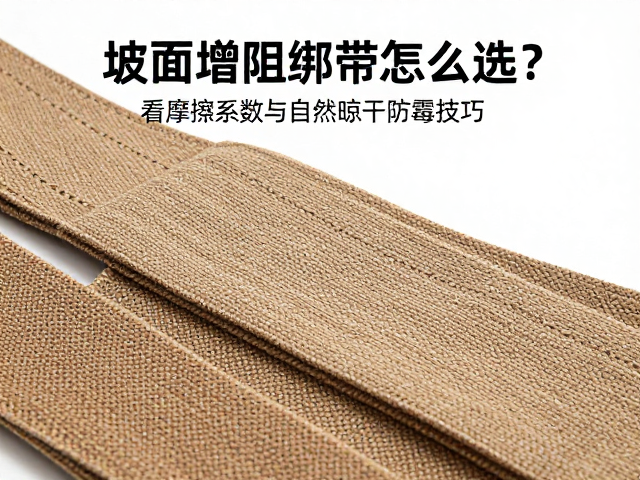 坡面增阻绑带怎么选?看摩擦系数与自然晾干防霉技巧