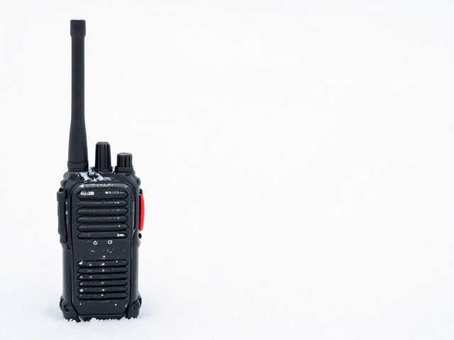 雪况探查长杆配对讲机,多节折叠结构便携耐用