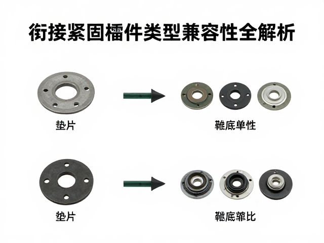 衔接紧固构件选型指南,垫片与靴底类型兼容性全解析