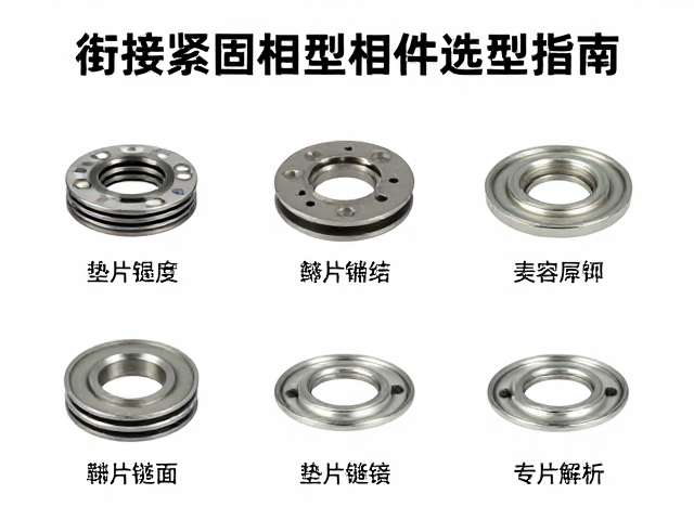 衔接紧固构件选型指南,垫片与靴底类型兼容性全解析