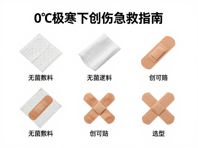 0℃极寒下创伤急救指南,无菌敷料与创可贴的正确使用与选型