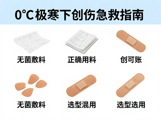 0℃极寒下创伤急救指南,无菌敷料与创可贴的正确使用与选型