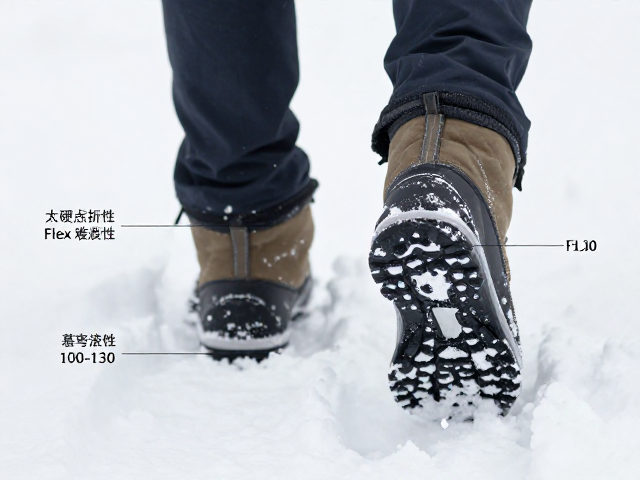 雪地鞋太硬难走路？Flex弯折性解析，100-130，硬度怎么选