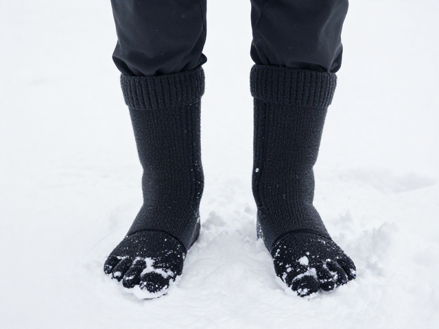 雪地徒步加长防寒袜怎么选?无缝脚趾工艺保暖不磨脚