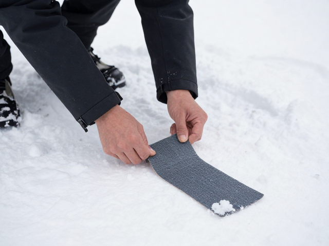 雪地徒步防滑束带怎么用？粘胶粘贴教程与穿越技巧