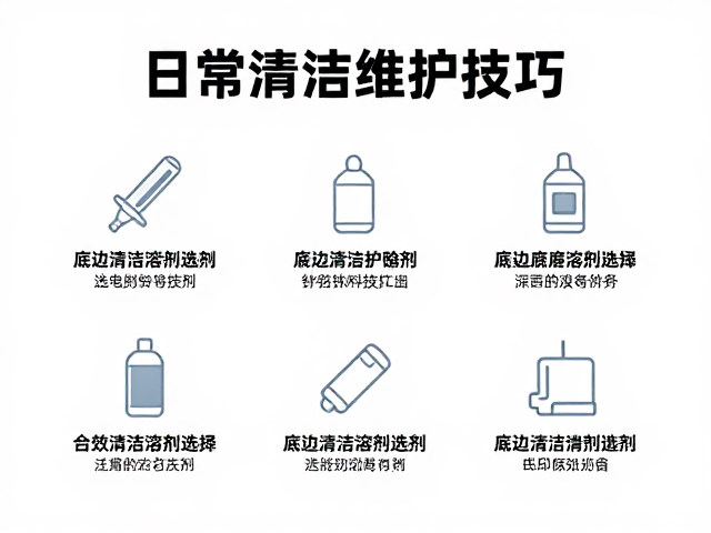 轮廓修整机具日常维护指南，底边清洁溶剂选用与保养技巧