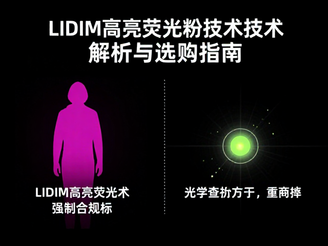 远距离呼救标怎么选?LIDIM高亮荧光粉技术解析与选购指南