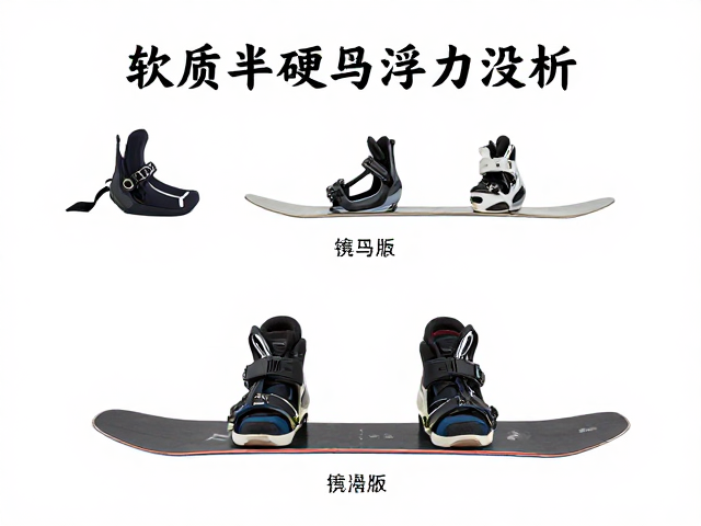 深雪滑行板怎么选？软质半硬绑带与浮力设计全解析