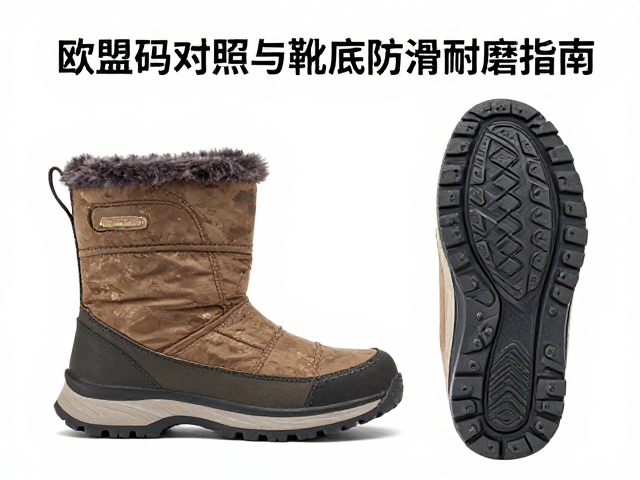 抗压雪地鞋怎么选？欧盟码对照与靴底防滑耐磨指南