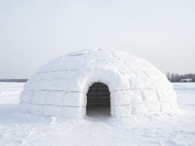 北方冰雪习俗里的博物馆收藏,揭秘雪屋的历史与艺术