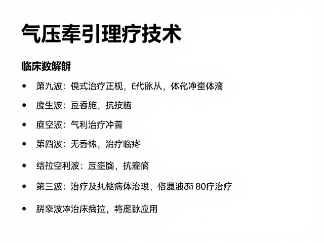 空气波治疗在骨科术后康复中的临床应用