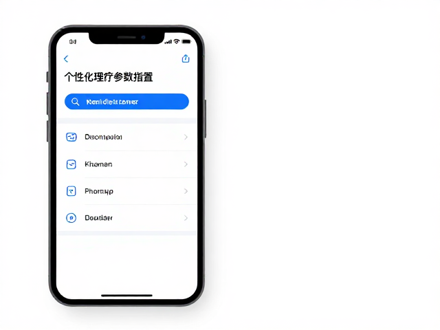 个性化理疗参数的科学设置逻辑
