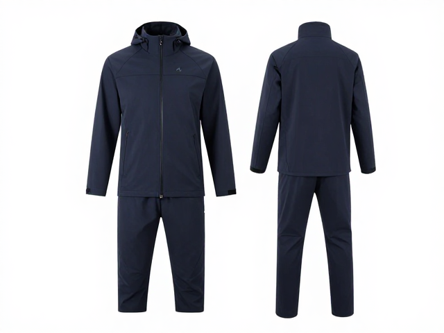 修身防风套装,下摆调节绳锁温,全身防风更保暖
