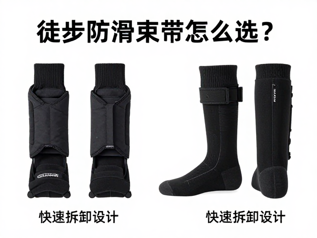 徒步防滑束带怎么选？快速拆卸设计，滑雪袜套搭配指南