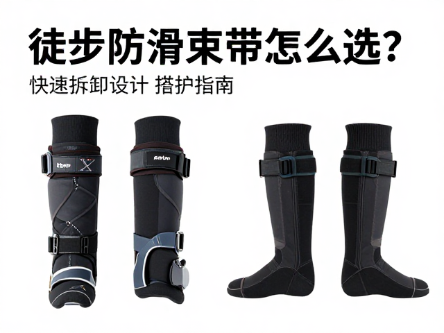 徒步防滑束带怎么选？快速拆卸设计，滑雪袜套搭配指南