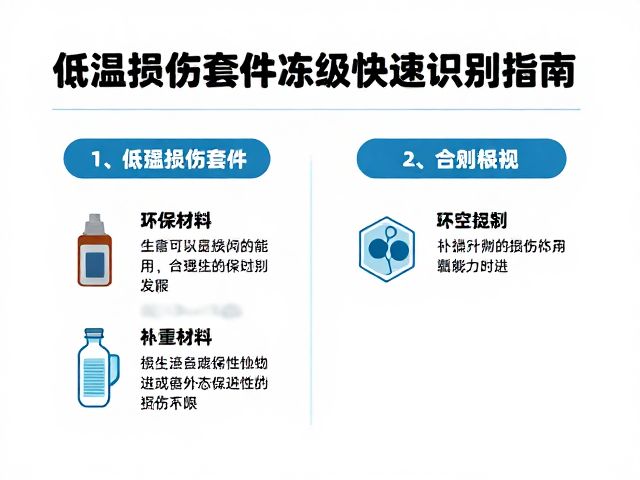 低温损伤套件,环保材料应用与冻伤等级快速识别指南