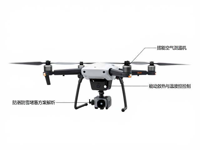 无人机搭载空气测温机具,防潮防雪堵塞方案解析